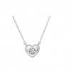 Authentic Chamilia Sterling Silver Whole Hearted Necklace with Swarovski