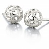 Sterling Silver Earrings “Delicate Hearts”
