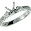 14kt white gold mounting