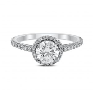 Anabelle Diamond Ring in White Gold - madeinUSAdiamonds