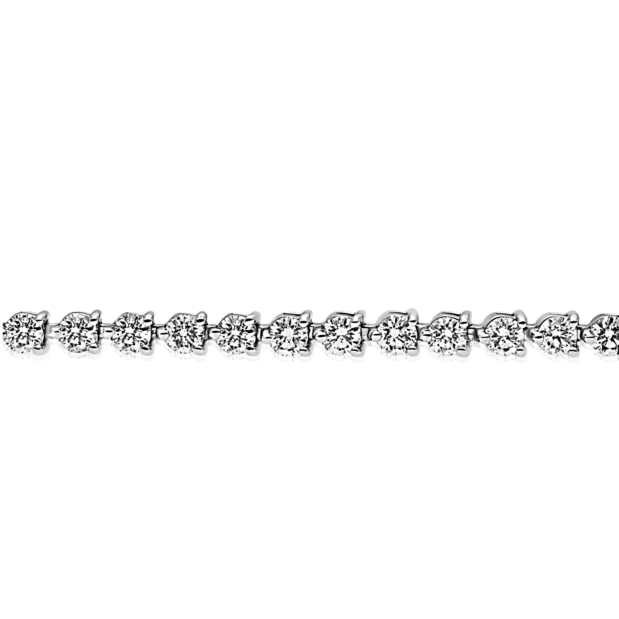 Zelle Diamond Bracelet in White Gold - madeinUSAdiamonds