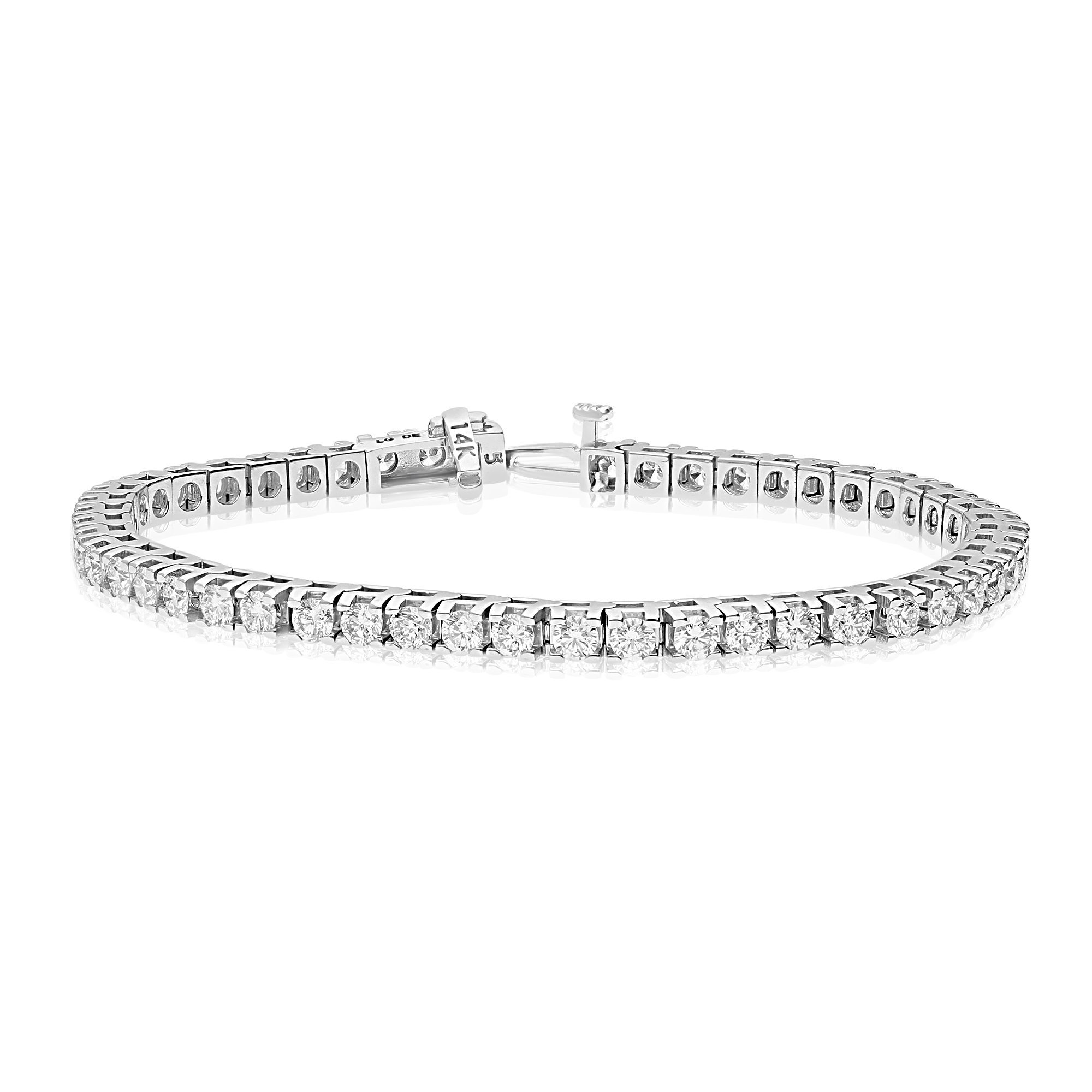 Sonora Diamond Bracelet in White Gold - madeinUSAdiamonds