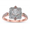 Medina Diamond Ring in Rose Gold