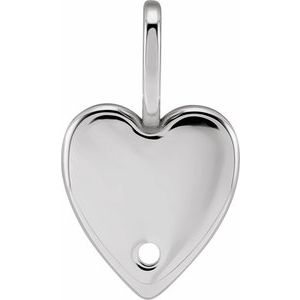 Heart Charm Pendant Mounting