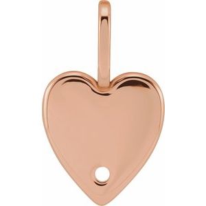 Heart Charm Pendant Mounting