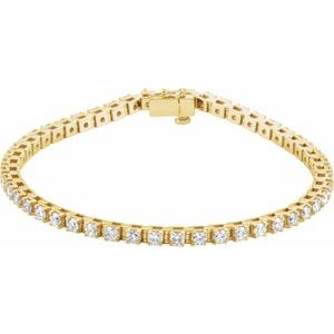 3 3/8 Ctw Natural Diamond Bracelet