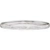 14K White 5.1 mm Hammered Bangle 7 1/2″ Bracelet