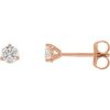 14K Rose 1/3 CTW Natural Diamond Stud Earrings