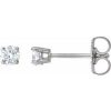 14K White 1/5 CTW Natural Diamond Stud Earrings