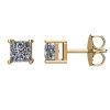 14K Yellow 1 1/2 CTW Natural Diamond Stud Earrings