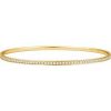 14K Yellow 1 1/2 CTW Natural Diamond 7″ Bangle Bracelet