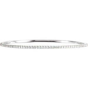 3 Ctw Lab-Grown Diamond Bangle Bracelet