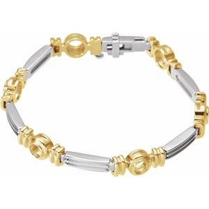 1 Ctw Natural Diamond Line Bracelet