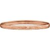 14K Rose 5.1 mm Hammered Bangle 7 1/2″ Bracelet