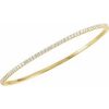 4 Ctw Lab-Grown Diamond Bangle Bracelet