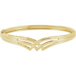 Hinged Bangle Bracelet