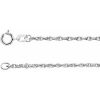 14K White 1.5 mm Rope 7″ Chain