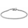 14K White 1 CTW Natural Diamond Line 7″ Bracelet