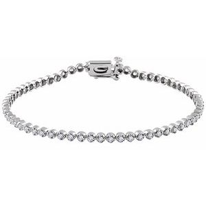 1 Ctw Natural Diamond Bracelet