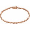 14K Rose Line 7″ Bracelet Mounting