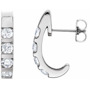 1 Ctw Natural Diamond Earrings