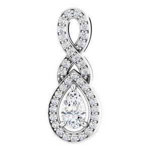 1/3 Ctw Natural Diamond Pendant