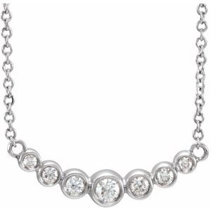 1/5 Ctw Natural Diamond Necklace