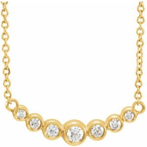 1/5 Ctw Natural Diamond Necklace