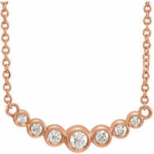 1/5 Ctw Natural Diamond Necklace