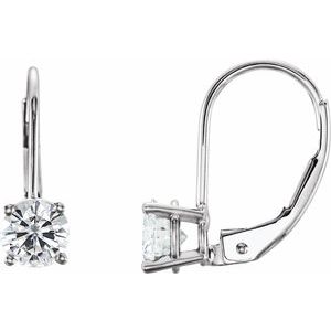 Forever One Lab-Grown Moissanite Earrings