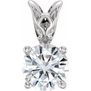 Forever One Lab-Grown Moissanite Pendant