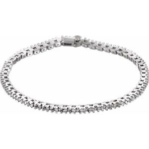 2 1/8 Ctw Natural Diamond Line Bracelet