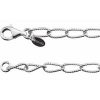 Sterling Silver 4.5 mm Knurled Curb 7″ Chain