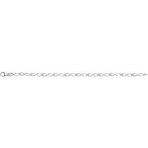 1/8 Ctw Natural Diamond Link Bracelet