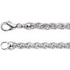 Sterling Silver 4 mm Wheat 7″ Chain