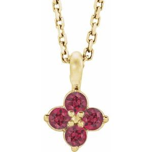 Youth Natural Ruby Necklace