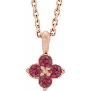 Youth Natural Ruby Necklace