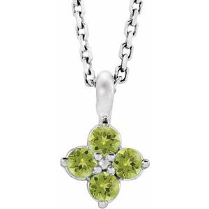 Imitation Peridot Necklace