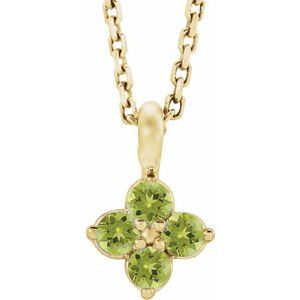 Youth Natural Peridot Necklace