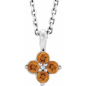 Imitation Citrine Necklace