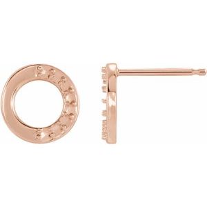 Circle Stud Earring Mounting