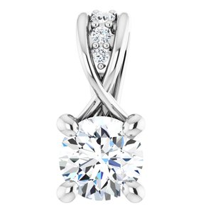 1/4 Ctw Natural Diamond Pendant