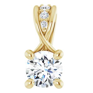 1/4 Ctw Natural Diamond Pendant