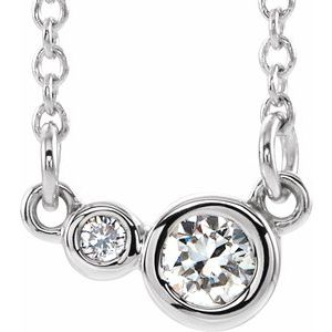 1/8 Ctw Natural Diamond Necklace