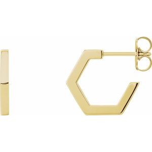 Geometric Hoop Earrings