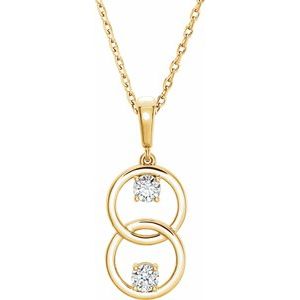 Forever One Colorless Lab-Grown Moissanite Necklace