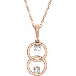 Forever One Colorless Lab-Grown Moissanite Necklace