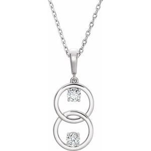 Forever One Colorless Lab-Grown Moissanite Necklace