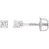 14K White 1/5 CTW Natural Diamond Stud Earrings