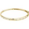 14K Yellow 1/2 CTW Diamond Bangle 6 3/4″ Bracelet